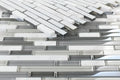 Linear Glass Sea Stack 11.75x12 Marble & Glass Mosaic