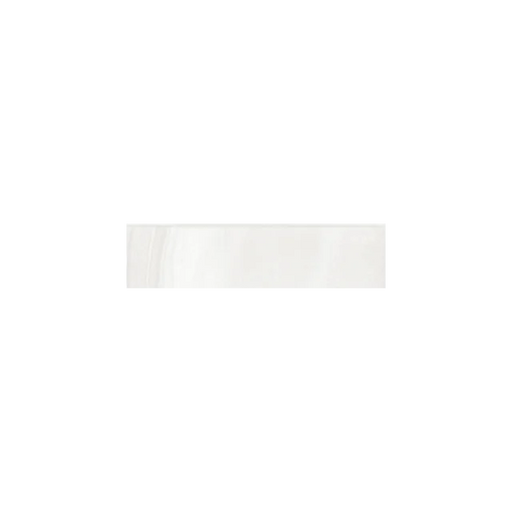 Linear Stone White 12x3 Bullnose Honed Porcelain Trim