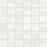 Linear Stone White 2x2 12x12 Honed Porcelain Mosaic