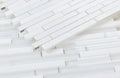 Linear Thassos 11.75x12 Glass Mosaic
