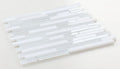 Linear Thassos 11.75x12 Glass Mosaic