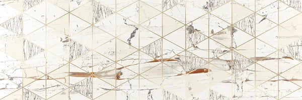 Lionela White 11.8x35.4 Porcelain Tile