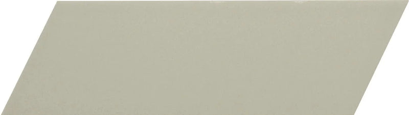Lloyd 2x8 Chevron LEFT Gloss Grey Ceramic Wall Tile
