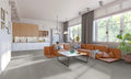Loft Gris 2x2 Matte Porcelain Mosaic Tile
