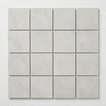 Loft Soft Grey 2x2 Honed Stone Mosaic close-up