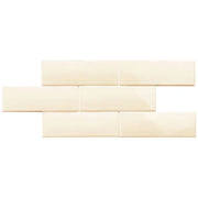 LondonWall Bone 03x8.7 Gloss Ceramic Wall Tile