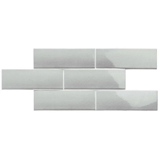 LondonWall Cement 03x8.7 Gloss Ceramic Wall Tile