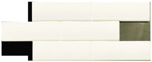 LondonWall MatteWhite 0.625x12 Matte Ceramic Demi-Bullnose Wall Trim