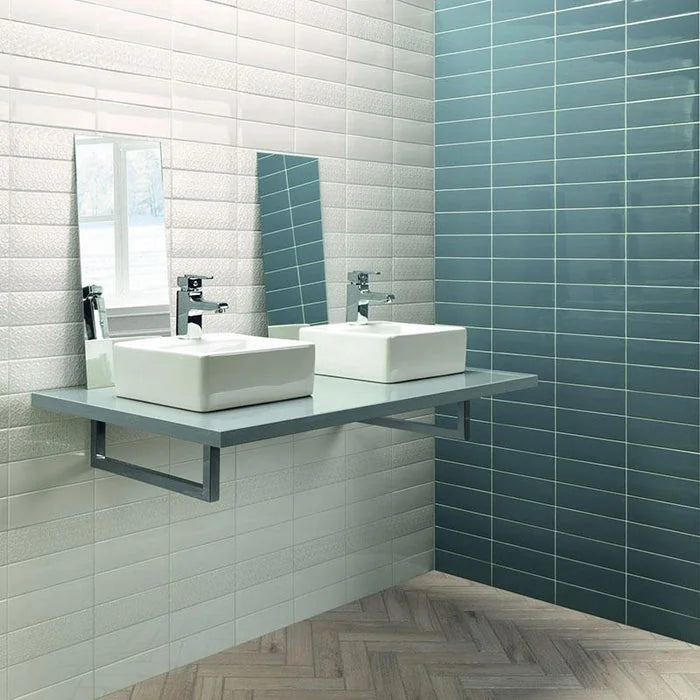 LondonWall Rain 03x8.7 Gloss Ceramic Wall Tile