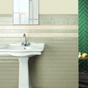 LondonWall Sage 03x8.7 Gloss Ceramic Wall Tile
