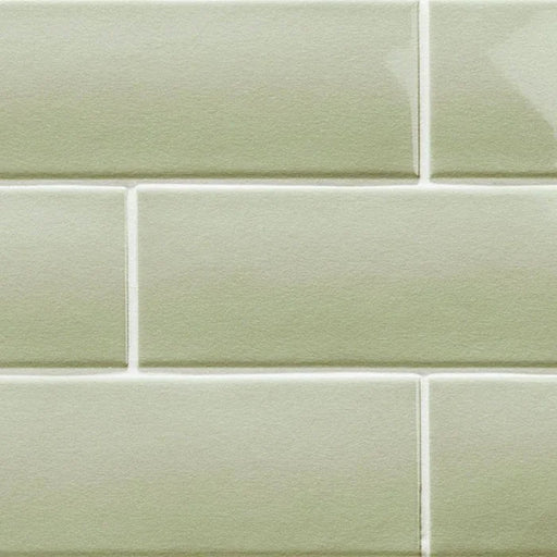LondonWall Sage 0.625x12 Gloss Ceramic Demi-Bullnose Wall Trim