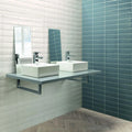 LondonWall White 03x8.7 Glossy Ceramic Wall Tile