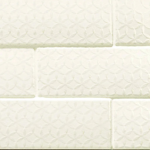 LondonWall White 03x8.7 Glossy Ceramic Wall Tile