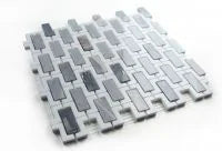 Louvre Aztec Blue 10.25x11.25 Mosaic