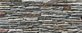 Close-up of Desert Rock Rock Face 6 x 24 Mesh Back Ledger Panel, in Desert tones.