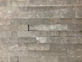 Close-up of Natural Stone INDIAN(LIME) Black Split Face 6 x 24 Flat Panel Stone Veneer, in Natural tones.