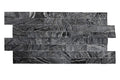 Close-up of Natural Stone Black Hills Split Face 6 x 24 Flat Panel Stone Veneer, in Natural tones.