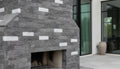 Close-up of Crystal Silver White Stone Split Face 6 x 18 x 6 L Shape Glued Corner Stone Veneer, in Crystal Silver White tones.