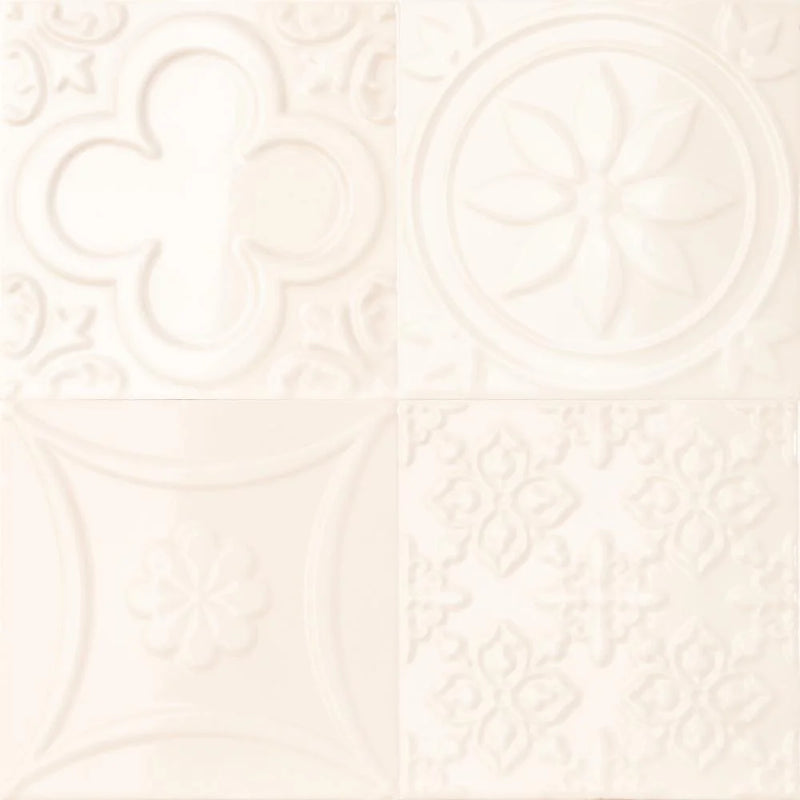 Lucciola Hueso 5.9x5.9 Matte Ceramic Tile