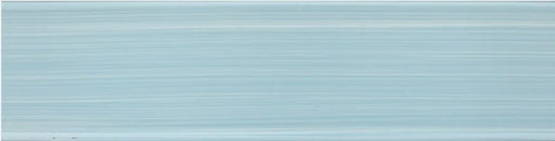 Lucy Blue Painting 4x16 Glass Mosaic