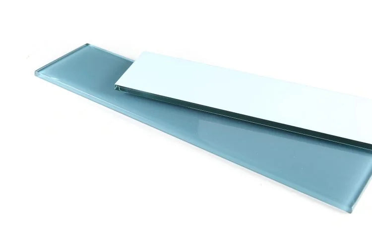 Lucy Casale Blue 4x16 Glass Mosaic