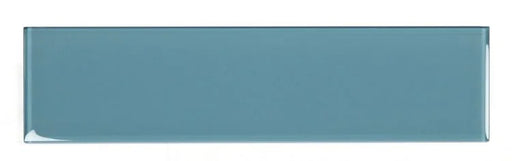 Lucy Casale Blue 4x16 Glass Mosaic