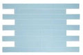 Lucy Teal 4x16 Glass Mosaic