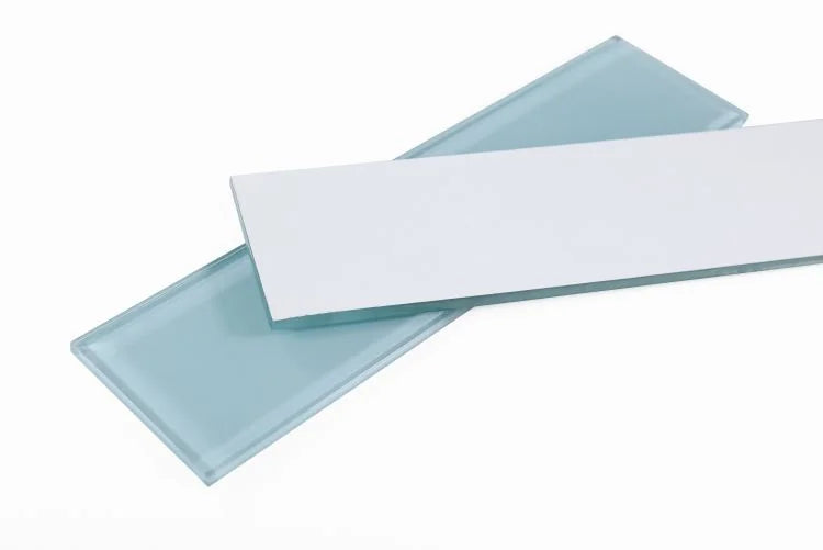 Lucy Teal 4x16 Glass Mosaic