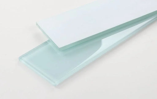 Lucy Turquoise 4x16 Glossy Glass Mosaic