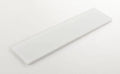 Lucy White 4x16 Frosted Glass Mosaic