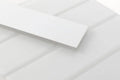 Lucy White 4x16 Frosted Glass Mosaic