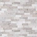 Luna Gray 6x24 Panel Splitface Marble Ledger Stone
