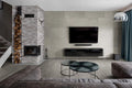 Luna Gray 6x24 Corner Splitface Marble Ledger Stone