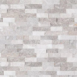 Rockmount Luna Gray 6x24 Panel Splitface Quartzite Ledger Stone