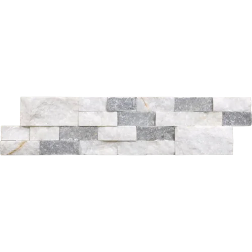 Lusso Carrara 07x10x07 Split-Face Marble Corner