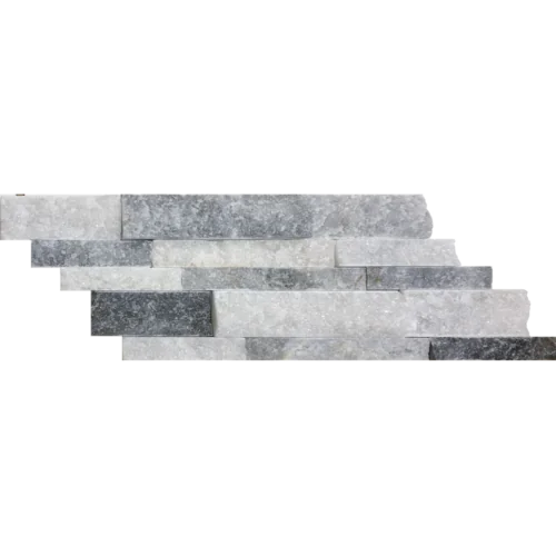 Icelandic Blue Sky 7x19.75 Split-Face Marble Ledger Stone