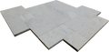 Lusso Carrara 16x24 Sandblasted Marble Paver