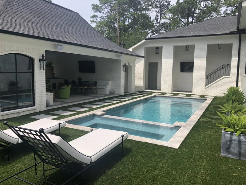 Lusso Carrara 16x24x2 Sandblasted Marble Paver