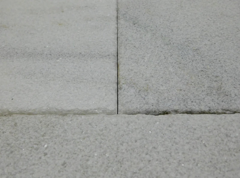 Lusso Carrara 12x24 Sandblasted Marble Paver