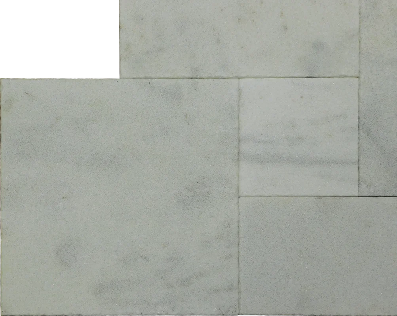 Lusso Carrara 16x24 Sandblasted Marble Paver