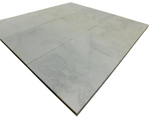 Lusso Carrara Versailles Pattern Sandblasted Marble Paver