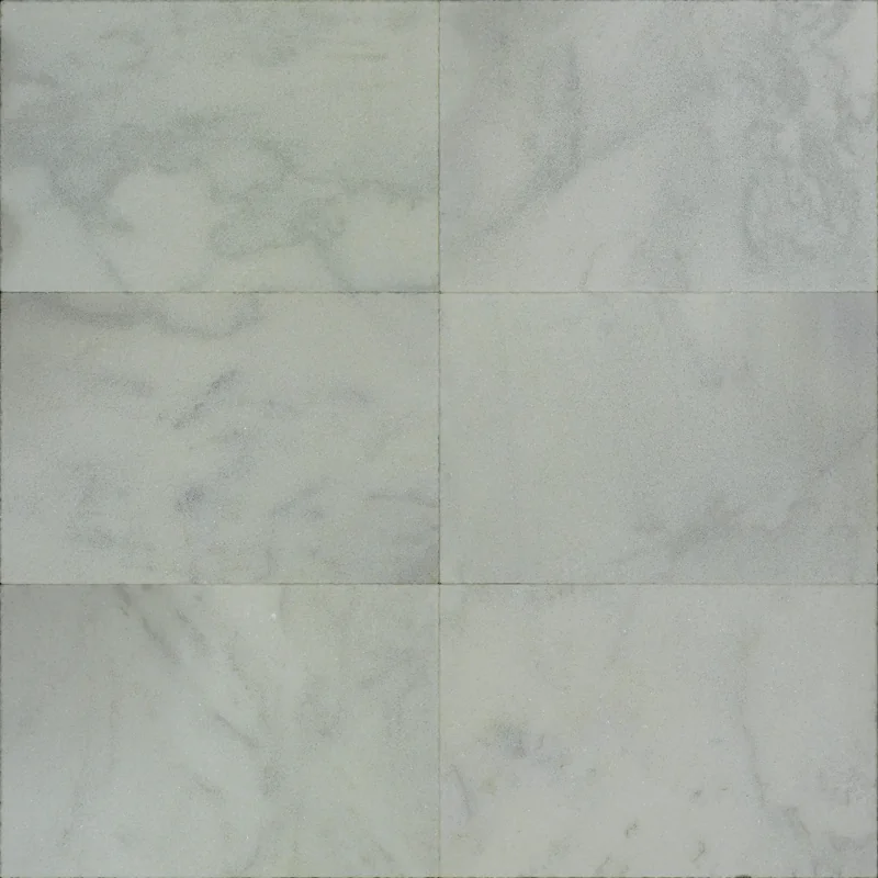 Lusso Carrara Versailles Pattern Sandblasted Marble Paver