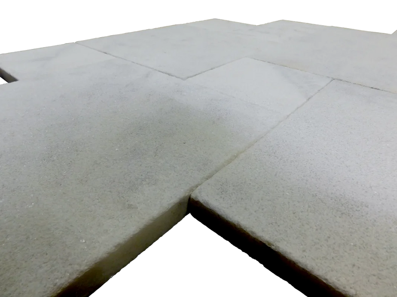 Lusso Carrara 12x24 Sandblasted Marble Paver