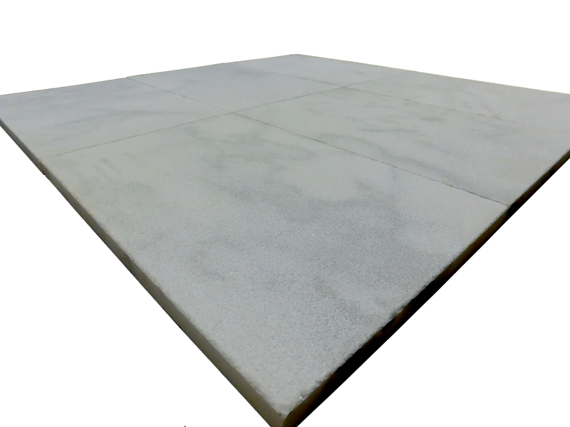 Lusso Carrara 12x24 Sandblasted Marble Paver