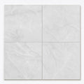 Lusso Carrara 18x18 Polished Marble Tile close-up