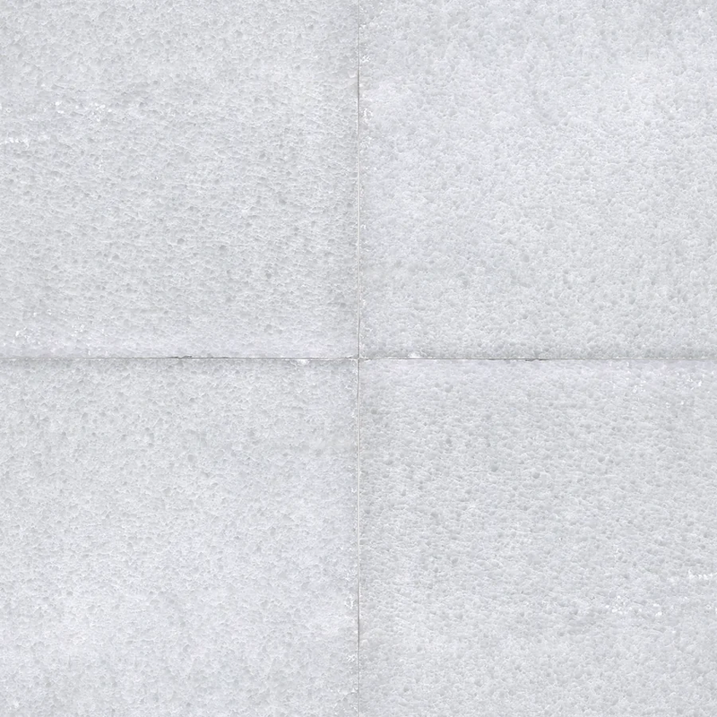 Lusso Carrara 4x4 Tumbled Marble Tile