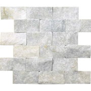Lusso Carrara Split Combo 6x24 Split-Face Marble LedPanel