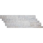 Lusso Carrara 07x10x07 Split-Face Marble Corner