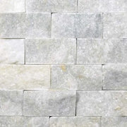 Lusso Carrara 10x5.75x06 Split-Face Marble Corner