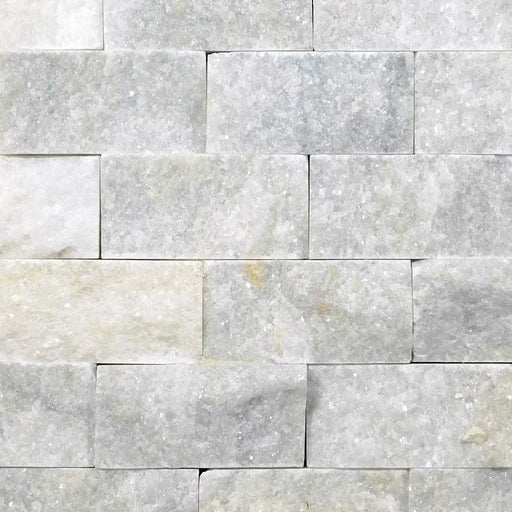 Lusso Carrara Split Combo 6x24 Split-Face Marble LedPanel